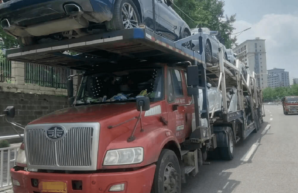广州汽车托运是如何装载车辆